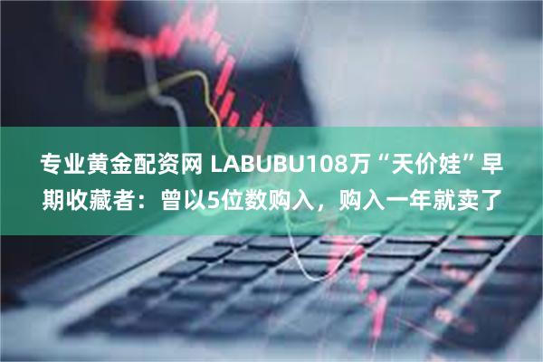 专业黄金配资网 LABUBU108万“天价娃”早期收藏者：曾以5位数购入，购入一年就卖了